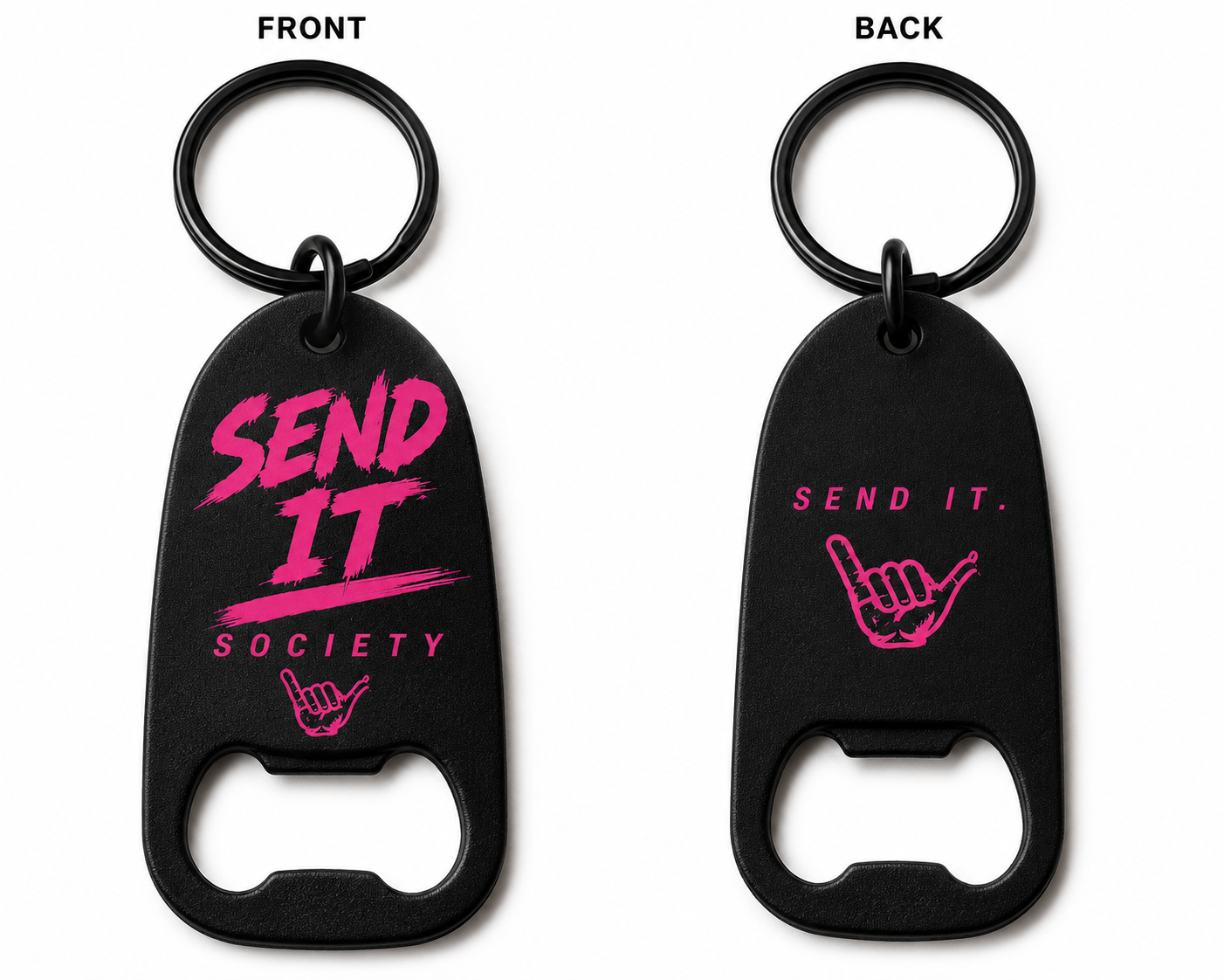 SEND IT Keychain Bottle Opener