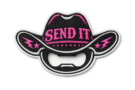 SEND IT Cowboy Hat Patch